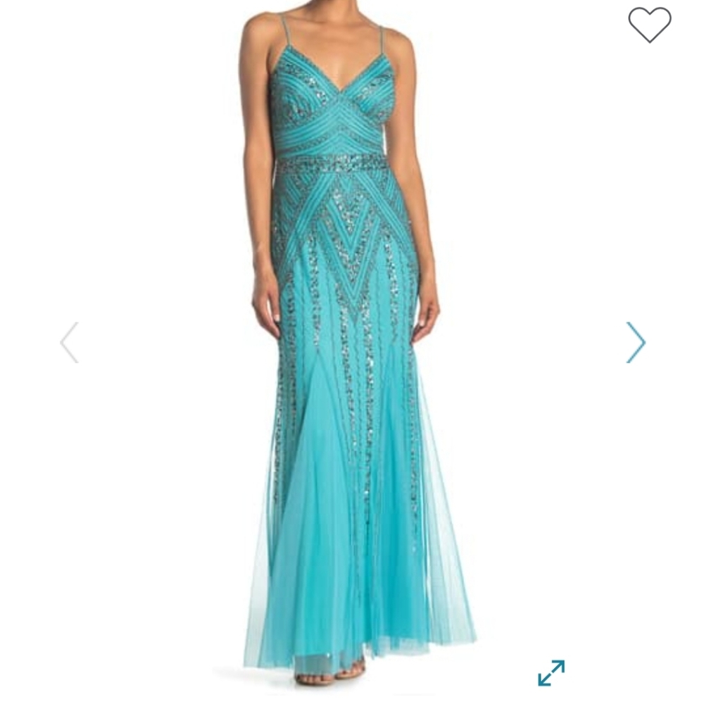 Marina size 4 prom/evening dress beaded brand new